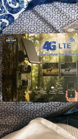 Solar cellular trail camera device