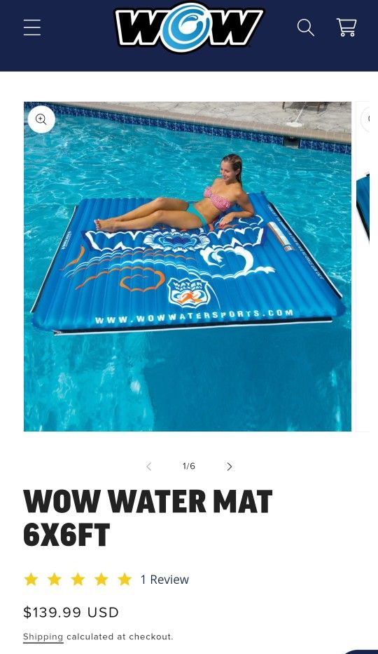 Wow splash pad 6x6