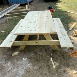 wood table 3ft 7ft 