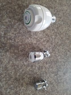 Water conservation heads.