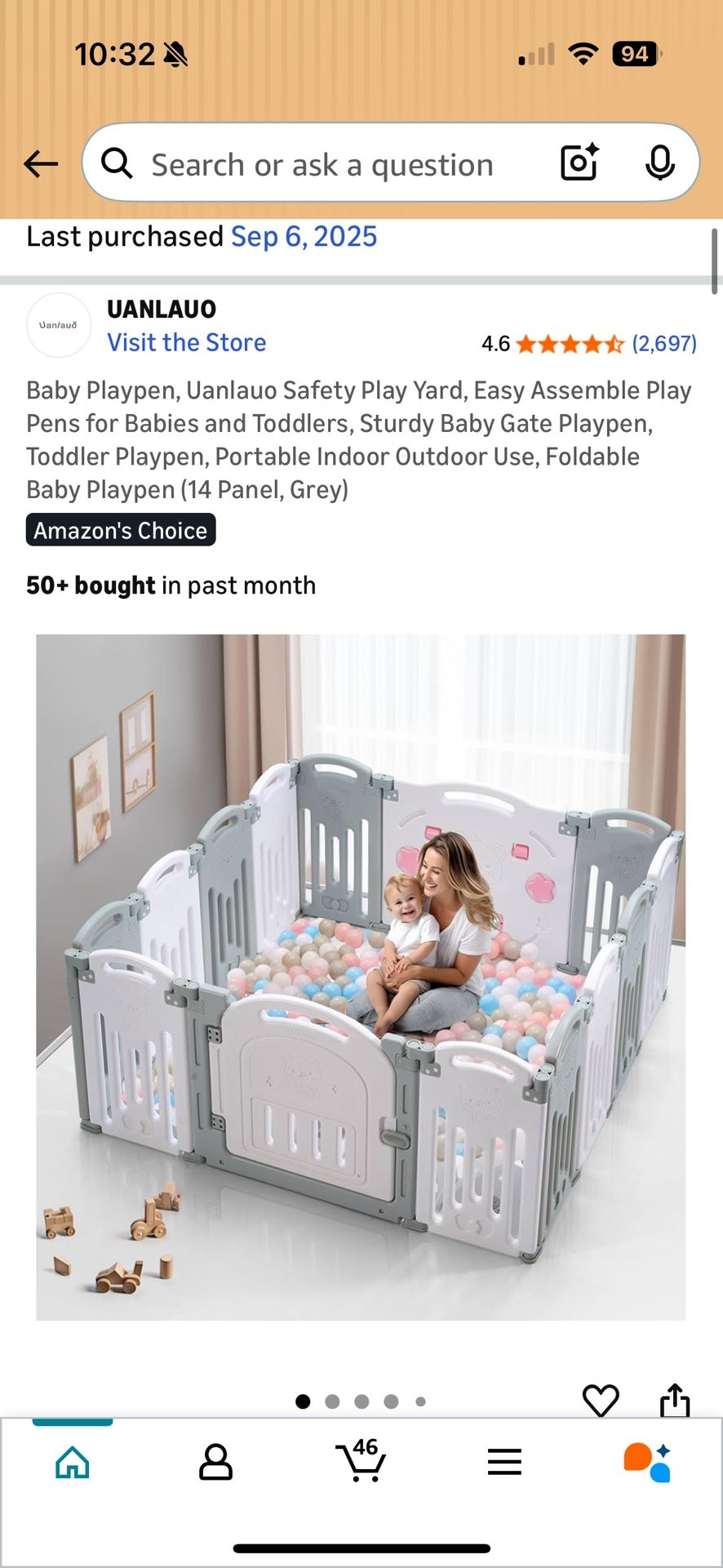 14 Piece Uanlauo Playpen Set 