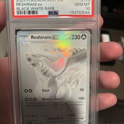 Reshiram ex BWR PSA 10 