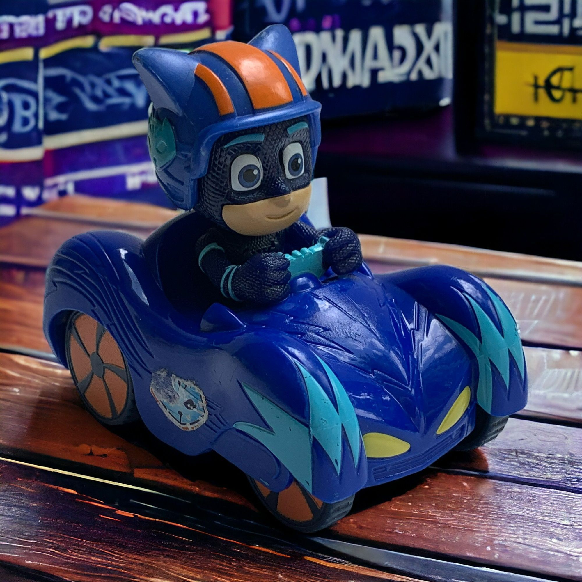 PJ Masks Race into the Night Mini Vehicle Catboy Toy