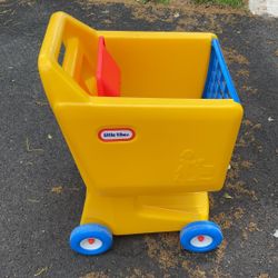 Little Tikes Lil Shopper Yellow Shopping Cart Grocery Store