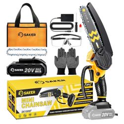 Saker Mini Chainsaw 6 inch 