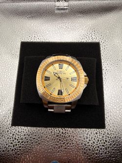 Invicta Men's Watch Gold Dial deep ocean voyager