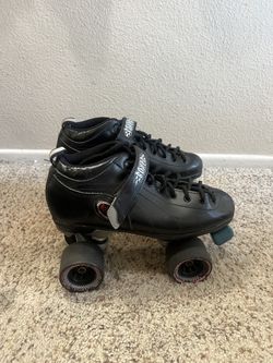 Sure-Grip Boxer Derby Roller Skates Black Size 8