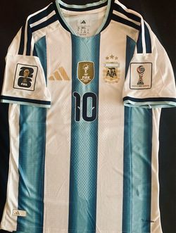 Argentina Leo Messi Signature Series World Cup Jersey. New. Xl