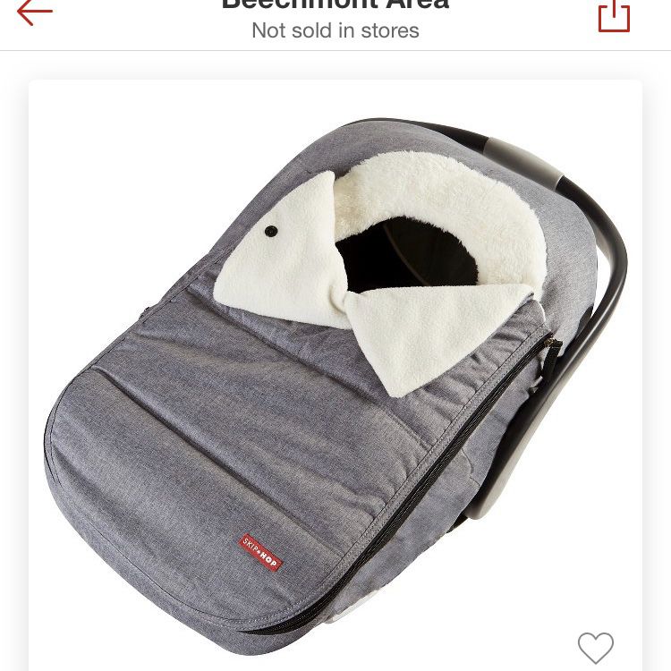 Skip Hop Infant Fleece Car seat Cover