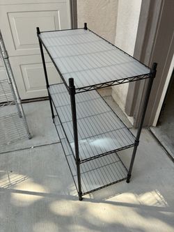 Brand new 3-Tier Black Wire Storage Shelving Unit