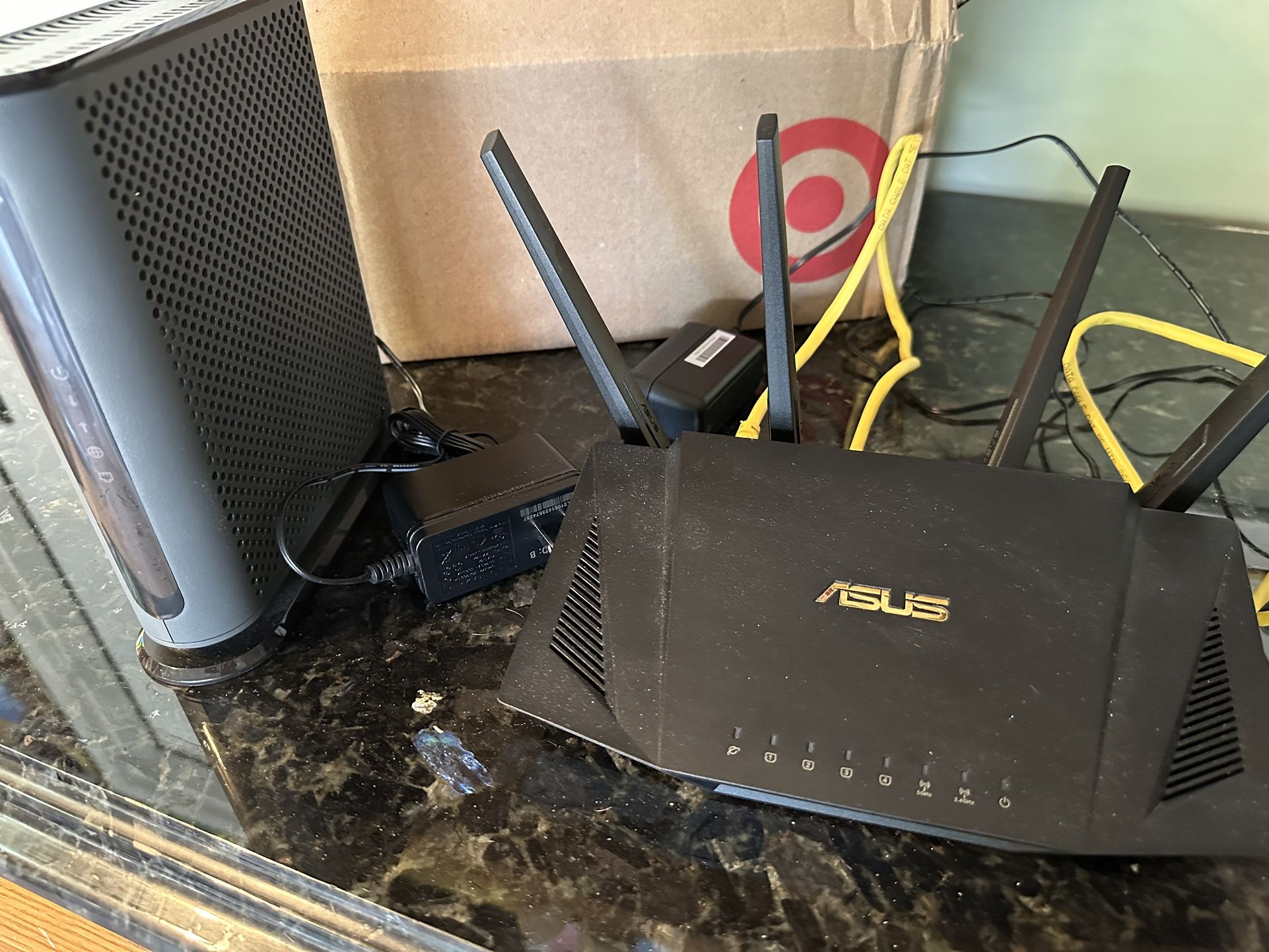 Motorola Modem And Asus Router