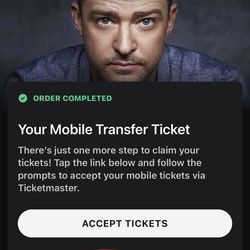 Justin Timberlake Tickets For Sale 