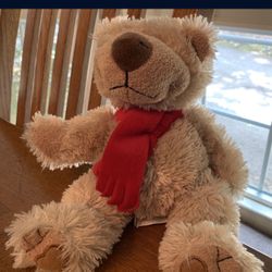 Bear With Read Scarf Plush