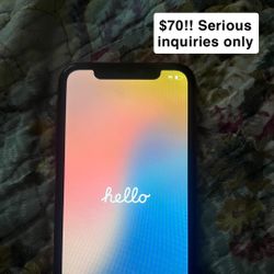 IPHONE XR $70