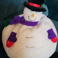 Fluffy Stuffed Snowman