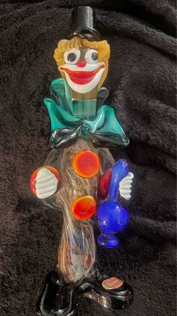 Murano Glass Clown Figurine