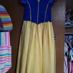 Disney Snow white Halloween Costume Dress Girls Size 7/8