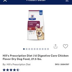 Hills Diet Dog Food 27.5LB 