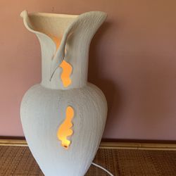 MUST GO**Decorative Vase With Light, Ceramic