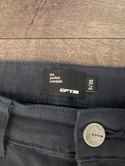 Black n white designer jeans