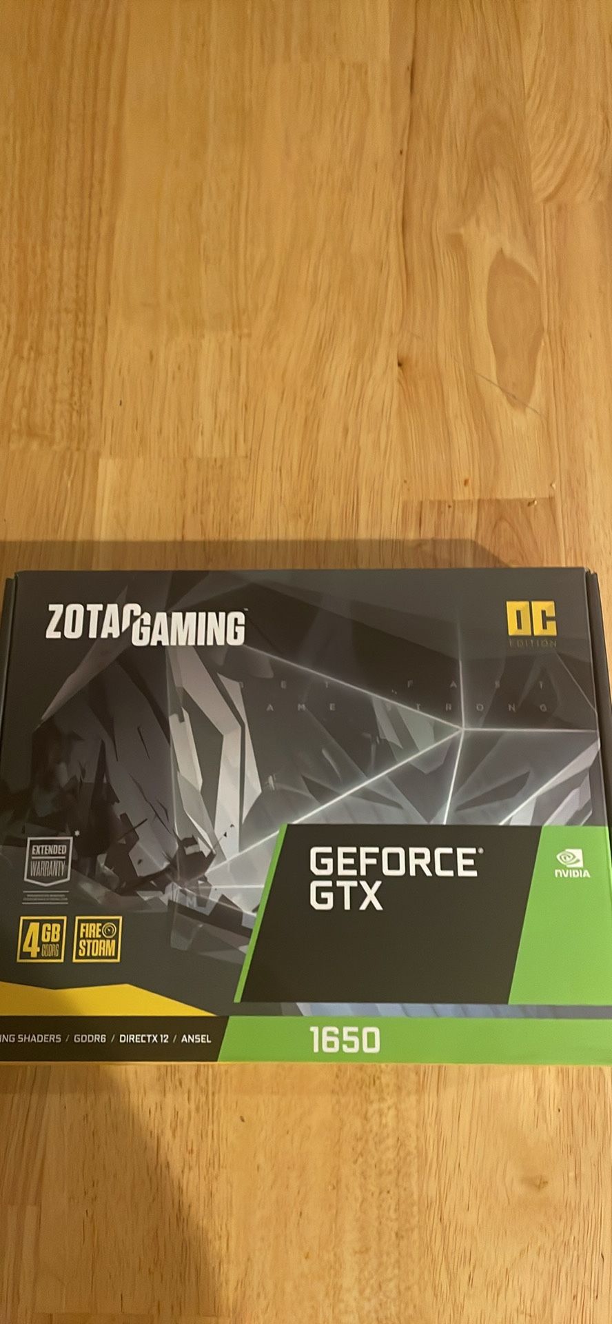 Zotac 1650 4gb Graphics Card