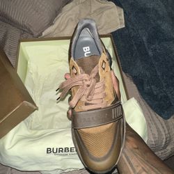 Burberry Dark Mocha Low Top Sneakers