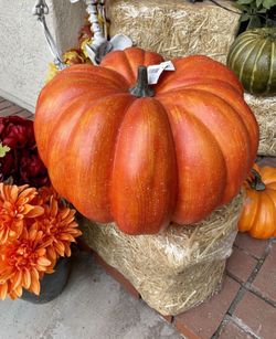 Large Faux Pumpkin 