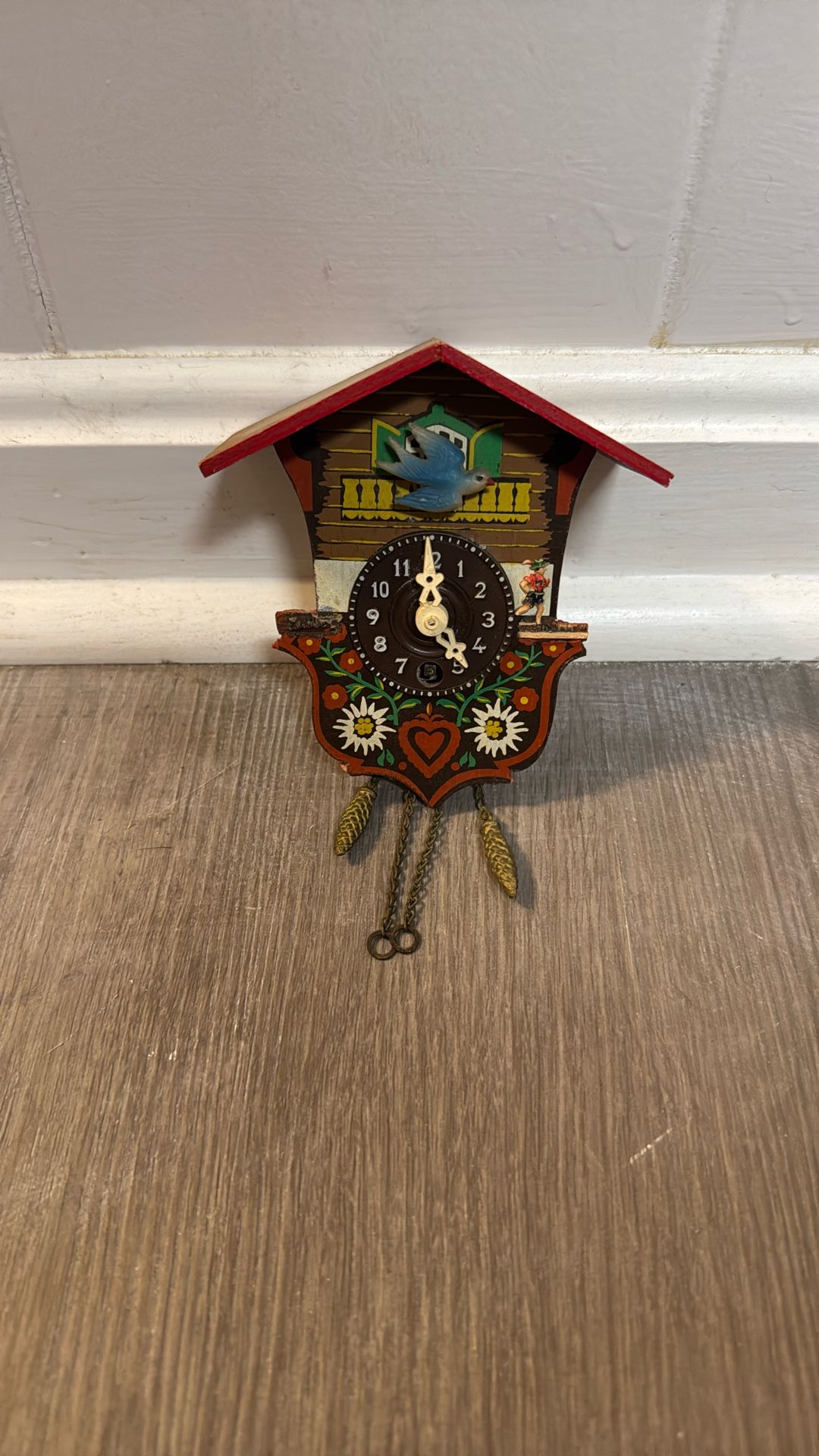 Miniature Wind Up Cuckoo Clock