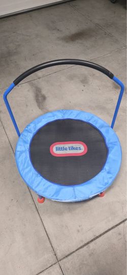 Little Tikes Kids Mini Trampoline with Handle Bar