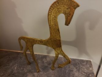Mid-century bronze horse