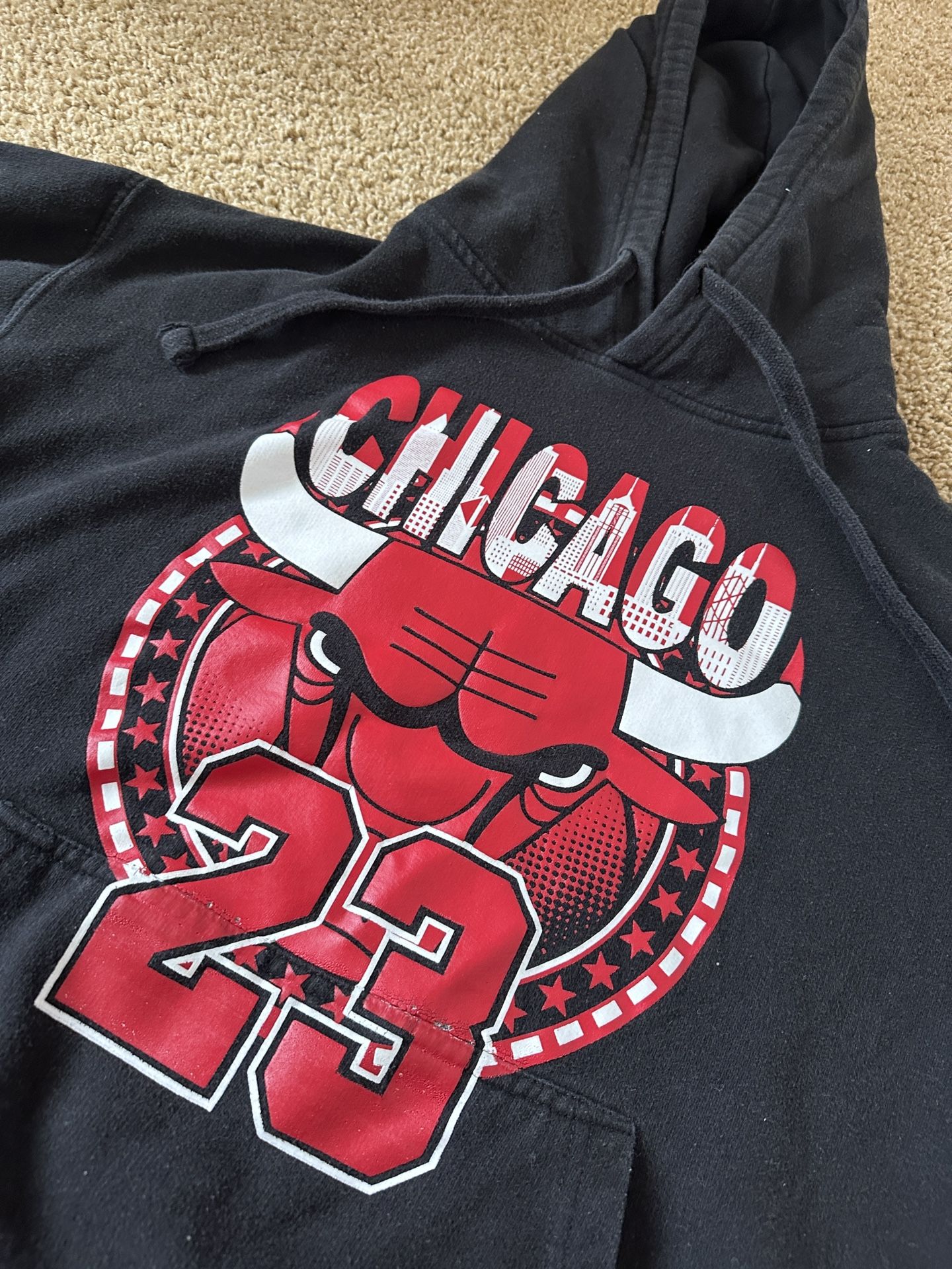 Chicago Bulls Michael Jordan Hoodie Size Medium