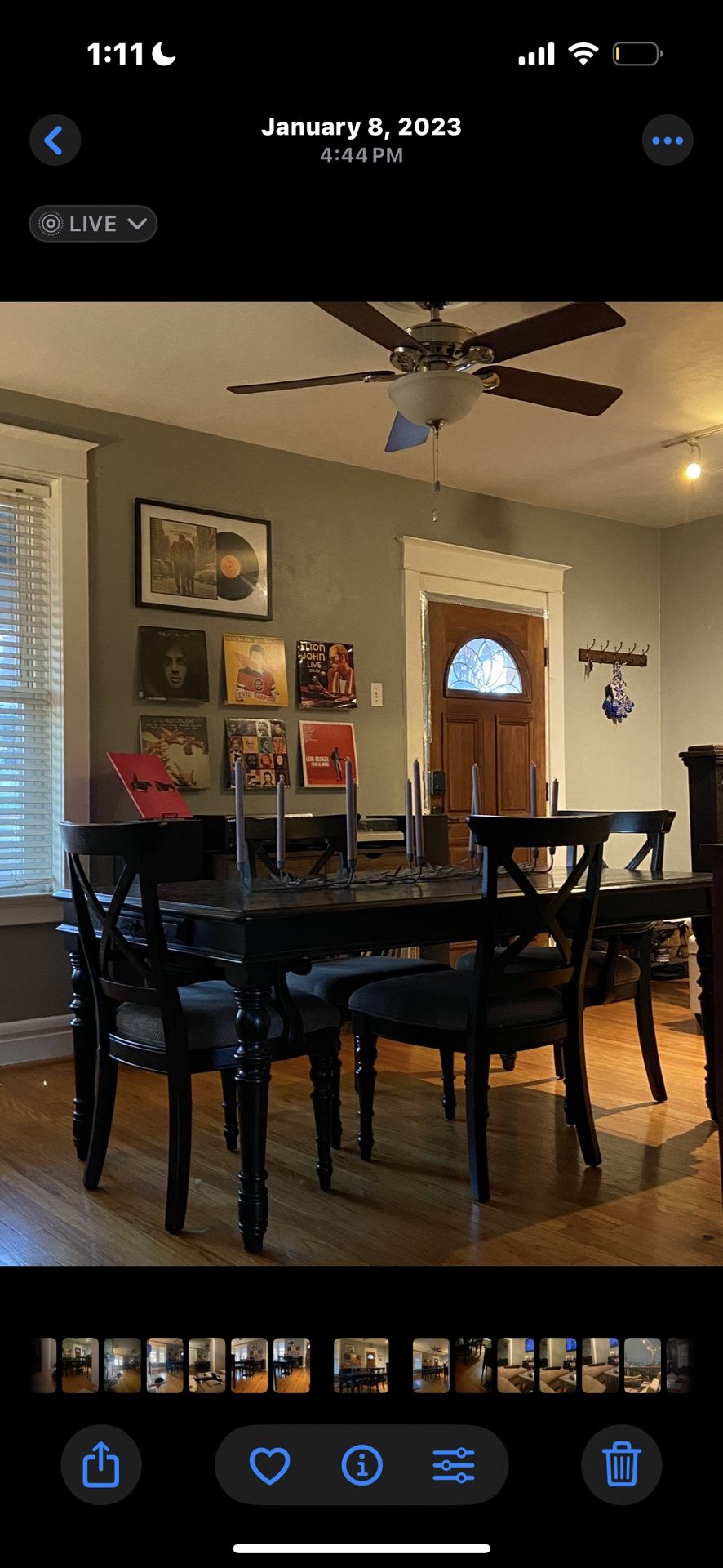Dining table & 4 chairs