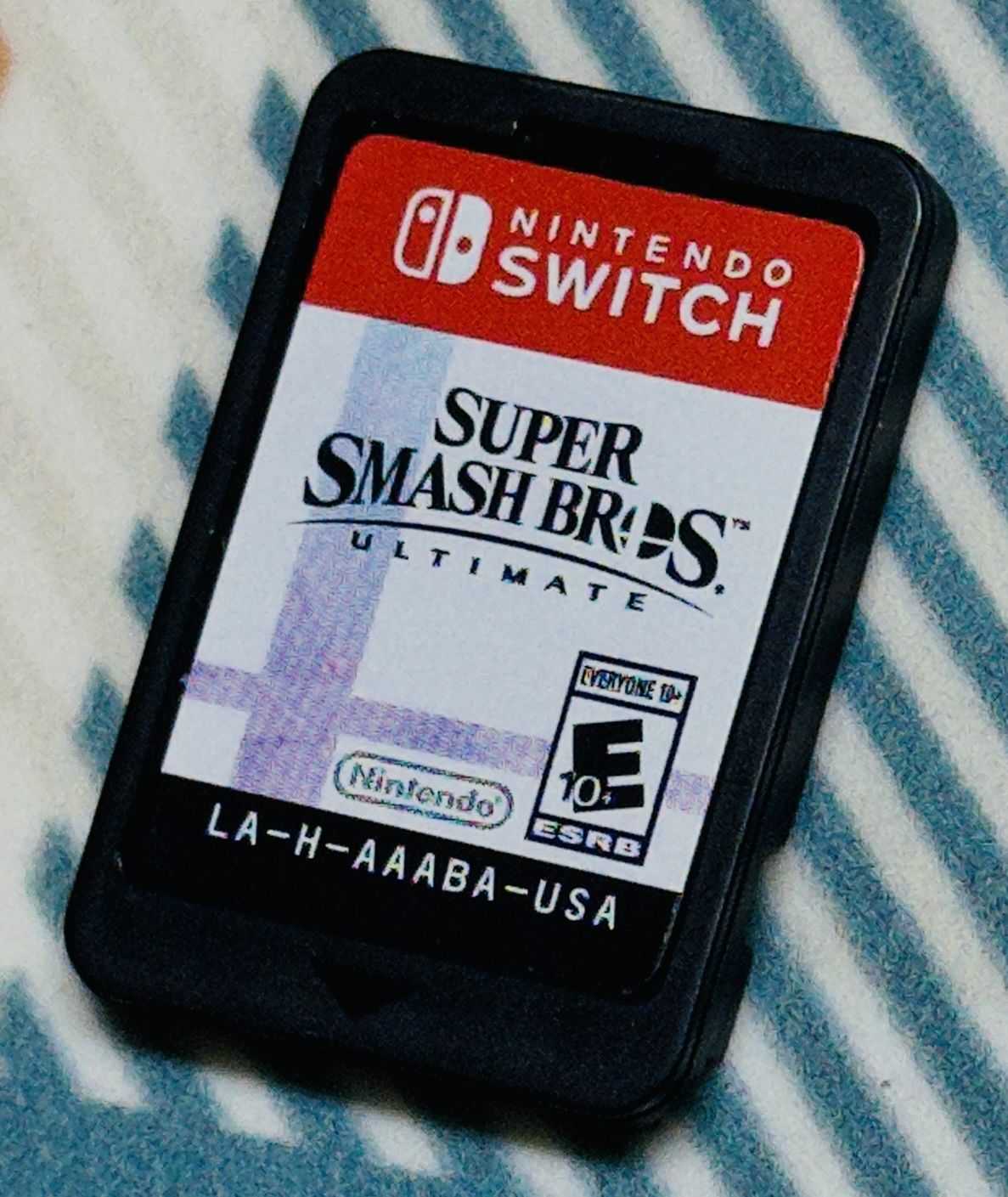Super Smash Bros Ultimate Mario Nintendo Switch Game Tested Cartridge Only Works