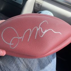 Joe Montana’s Autograph Football 