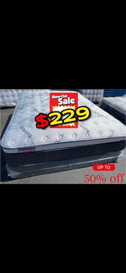 King Oasis Thermal Comfort Europillow Top 12inch Matres!!