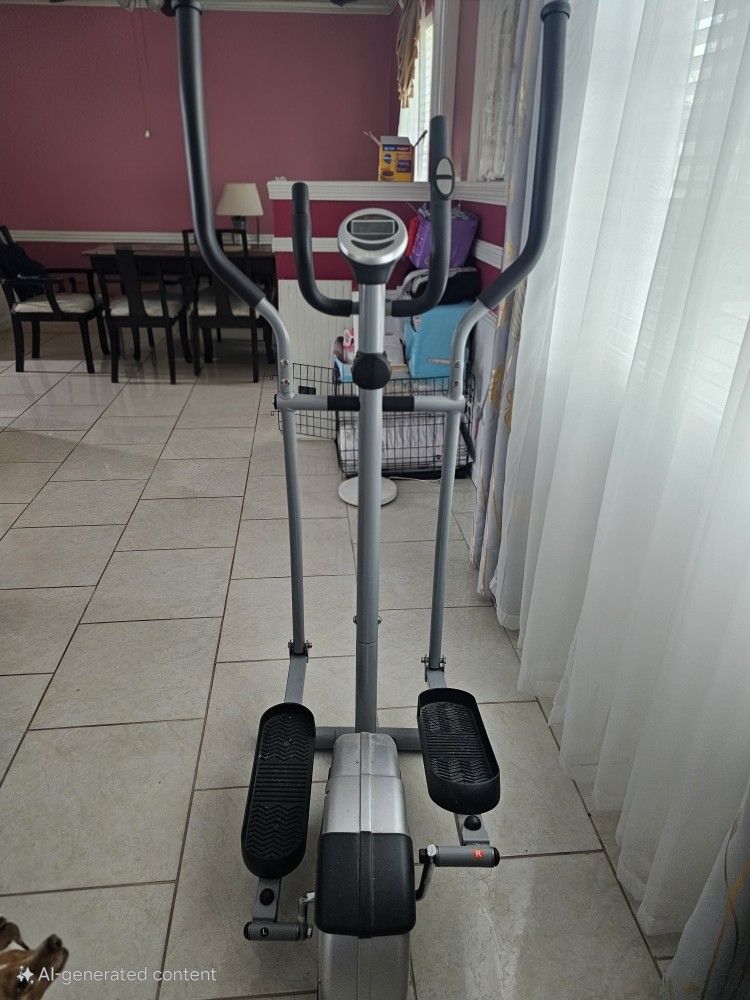 Máquina elíptica en buen estado.