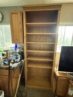 Oak Book Shelf