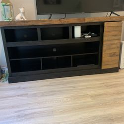 Ashley Tv Stand Brown Black