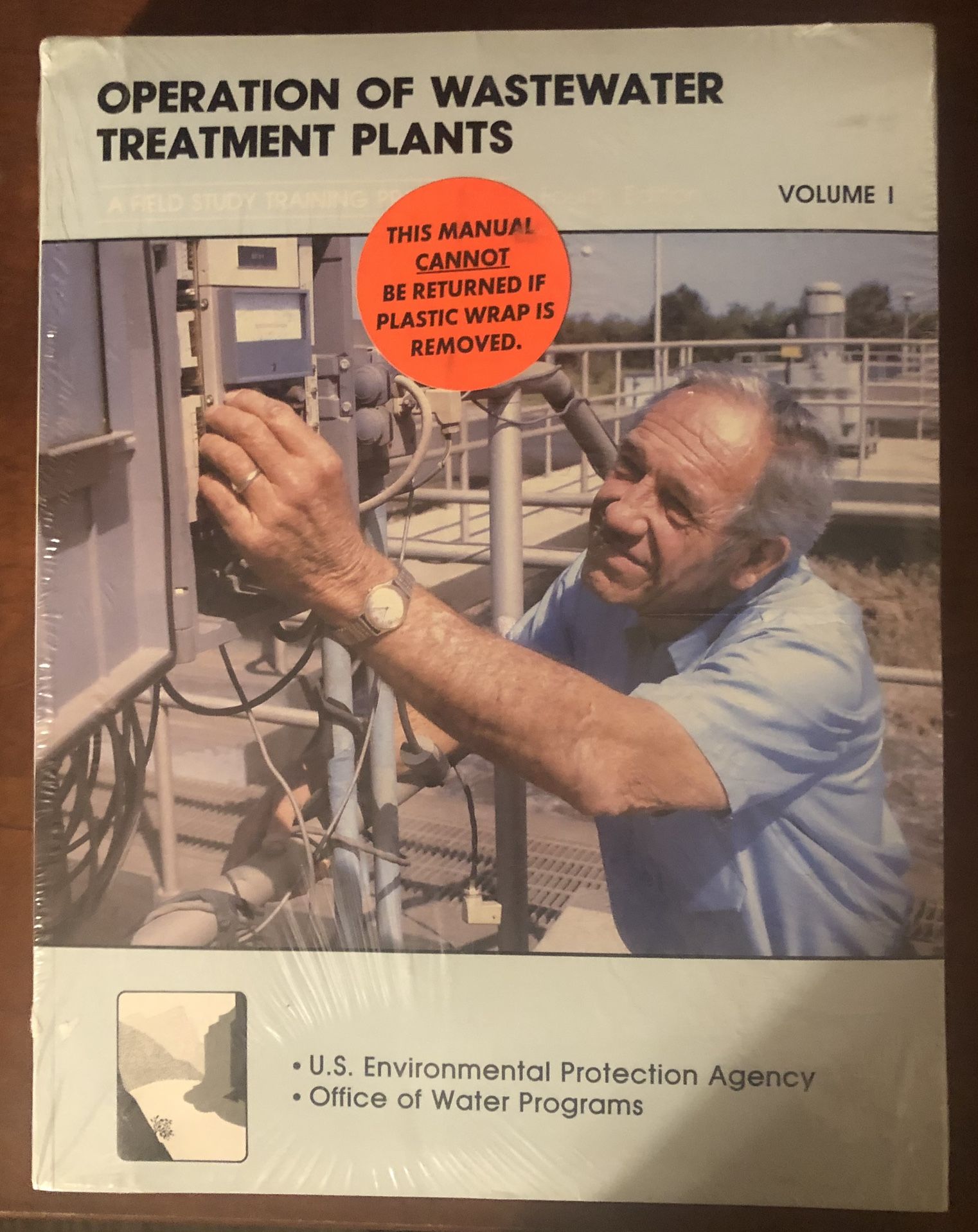 Environmental Protection Agency Operation Of Wastewater Treatment Plants Fourth Edition Vol 1 & 2