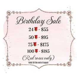 BIRTHDAY MONTH BOUQUET SALE