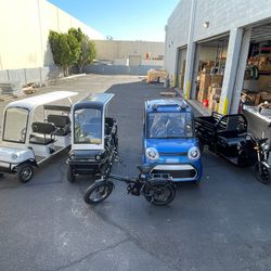 Electric Golf Cart 4 Seater Golf Carts Dump Truck 3 Wheeler Motorcycle **New**