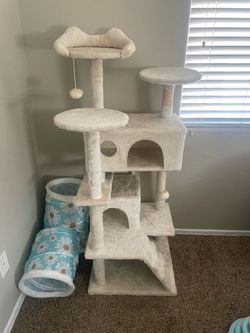 White Cat Tree