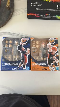 Bandai S.H.Figuarts Haikyuu!! Tobio Kageyama & Shoyo Hinata Figures