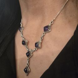 Genuine Amethyst Necklace