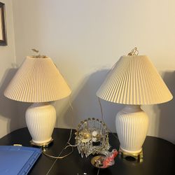 Mid Century Lamp Set Of 2