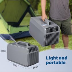 Portable Air Conditioner, 5460BTU Fast Cooling Outdoor Air Conditioner, 600W Power Consumption Tent