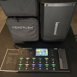 Headrush Pedalboard, FRFR-112, Backpack Bundle
