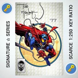 SPAWN 77 #1 🔑 ☆ KEY RATIO 1:250 ☆TODD McFARLANE SIGNED FOIL VARIANT
