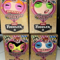 Fuggler x Powerpuff Girls Full Set  (Blossom, Bubbles, Buttercup, Mojo JoJo) NEW