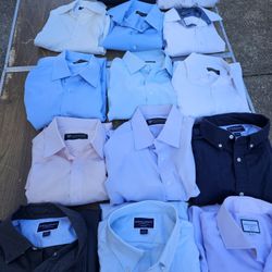 15 Quality Shirts.  Xlarge Slim Fit 